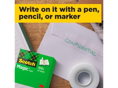 Dokumenttejp 19mm x 33m SCOTCH 810 8rl/fp