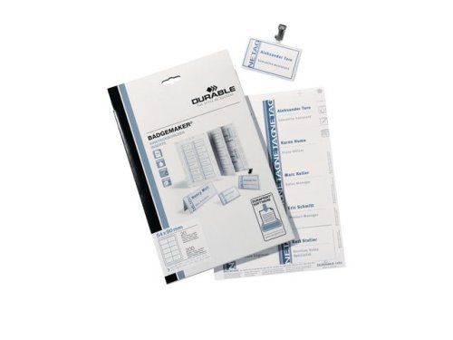 Etiketter DURABLE namnskylt 60x90 20/FP