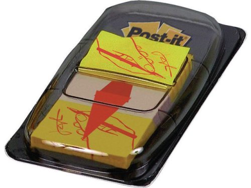 Index POST-IT 680 25x44mm 'Skriv hr'