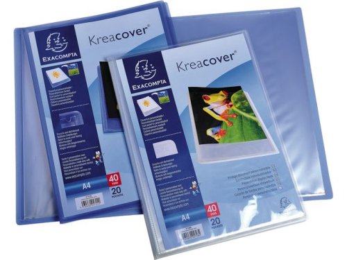 Demobok EXACOMPTA A4 klar 20 fickor