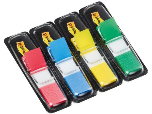 Index POST-IT 683 12X43mm R/B/G/G 4/FP