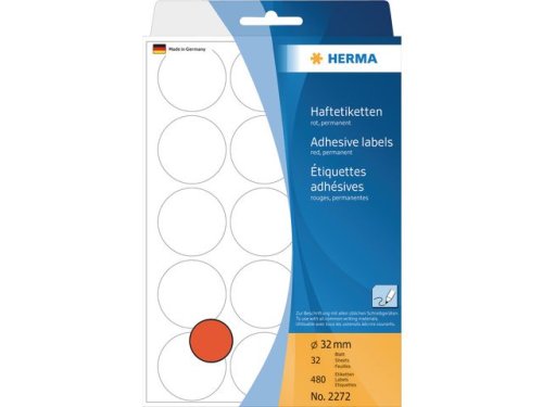 Etikett HERMA Allround 32mm rd 480/FP