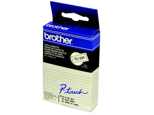 Tape BROTHER TZE431 12mm svart p rd