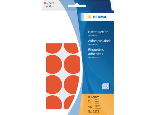 Etikett HERMA Allround 32mm rd 480/FP