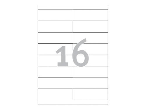 Etikett AVERY 105x33,8mm Ultragr 1600st/fp