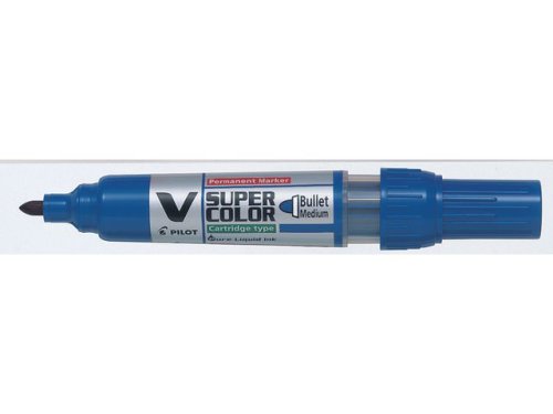 Mrkpenna PILOT V Super Color rund bl