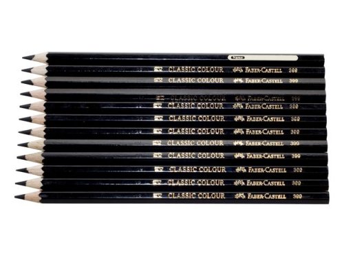 Färgpenna FABER-CASTELL svart 12/FP