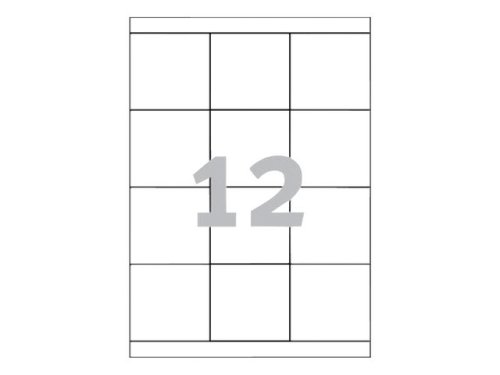 Etikett AVERY 70x67,7mm Ultragrip 1200st/fp