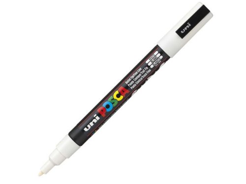 Mrkpenna UNI Posca PC-3M vit
