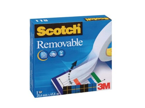 Dokumenttejp 19mm x 33m SCOTCH 811