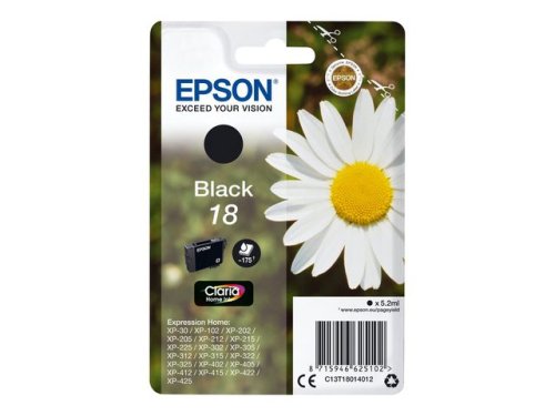 Blckpatron EPSON C13T18014012 Svart