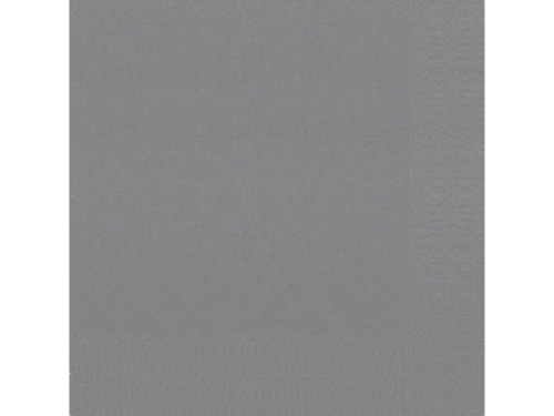 Servett 3-lags 40x40cm granitgr 125st/fp