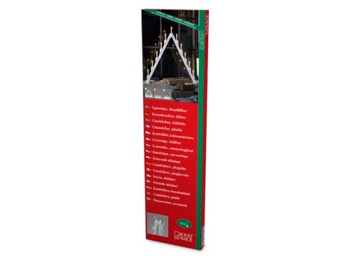 Elljusstake 11 ljus vikbar 86x82 tr gr