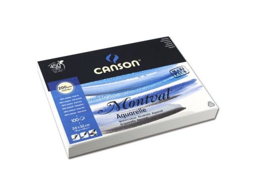 Akvarellpapper CANSON 200g, 2432cm
