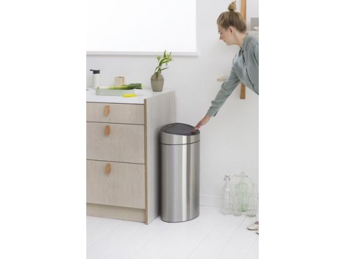 Papperskorg BRABANTIA Touch Bin 40L Mat