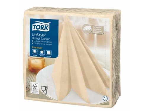 Servett TORK LinStyle creme39x39cm 50/fp