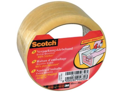 Packtejp 50mmx66m SCOTCH PP Transparent