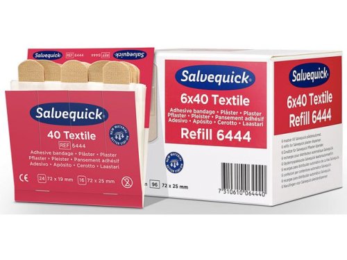 Plster SALVEQUICK refill textil 40/fp
