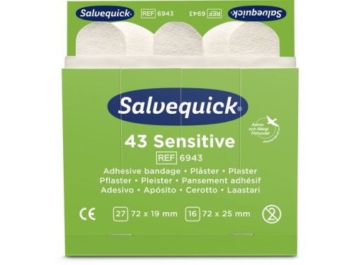 Plster SALVEQUICK refill nonwoven 43/fp