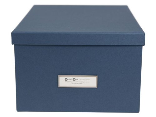 Frvaringsbox m.lock kartong bl