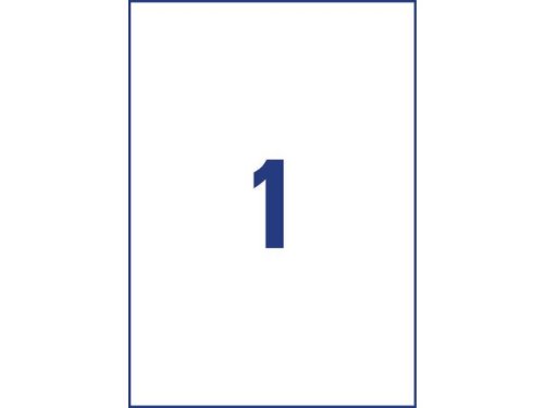 Etikett AVERY magnetic sign A4 vit 5/FP