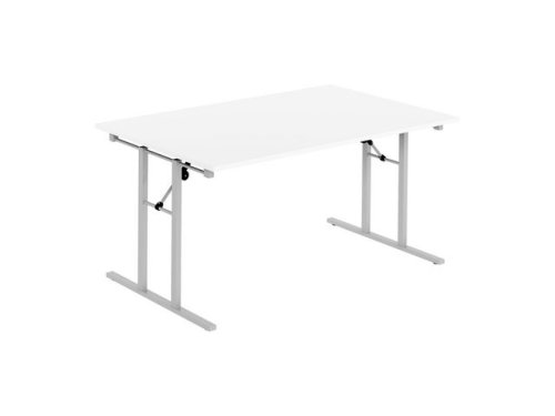 Fllbord 1600x800x730x25 vit/silver
