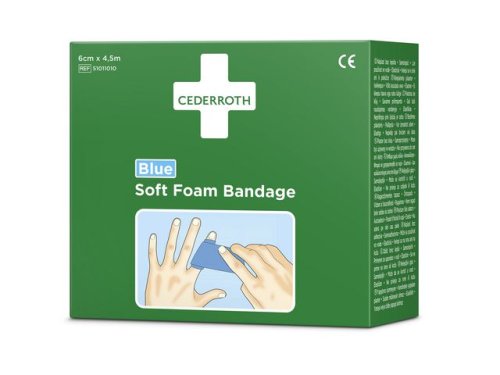 Plster CEDERROTH Soft Foam bl 6cmx4,5m