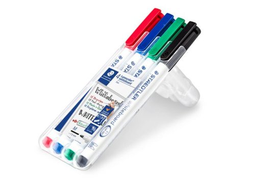 Whiteboardpenna LUMOCOLOR 1,0mm 4/FP