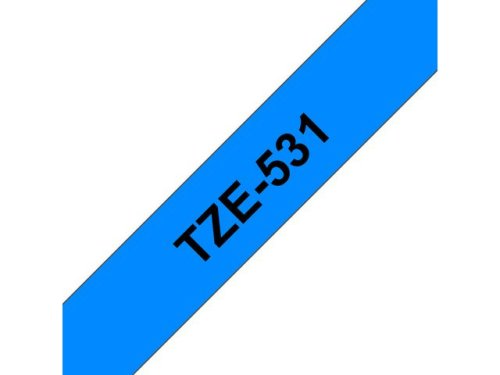 Tape BROTHER TZE531 12mm svart p bl