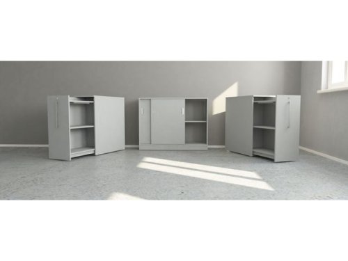 Skjutdrrskp 2xA4 1200 mm gr