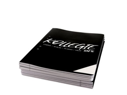 Kollegiehfte A4 70g 40 blad linjerat