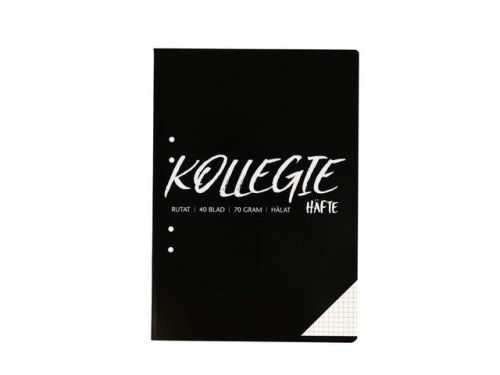 Kollegiehfte A4 70g 40 blad rutat