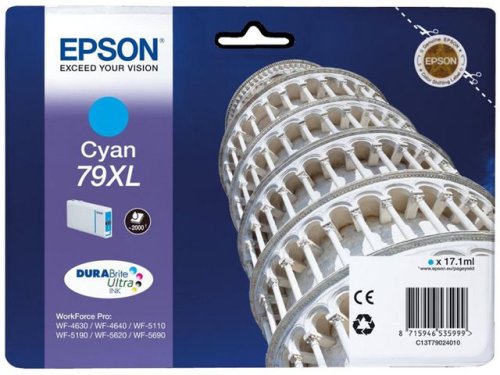 Blckpatron EPSON C13T79024010 XL Cyan