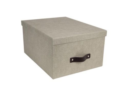 Frvaringsbox m.lock kartong linne