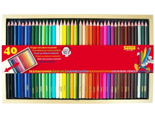 Frgpennor Sense 40st/fp i trlda