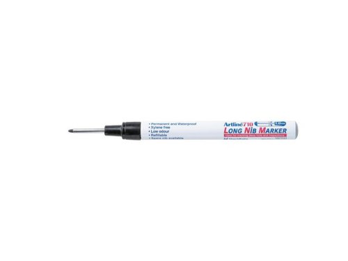 Mrkpenna ARTLINE 710 Long Nib rund svar