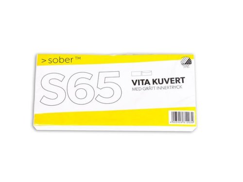 Kuvert konsument fp S65 FH vit 50/fp