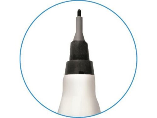 Mrkpenna SHARPIE Twin Tip svart 12/fp