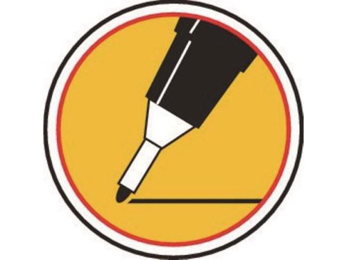 Mrkpenna SHARPIE Twin Tip svart 12/fp