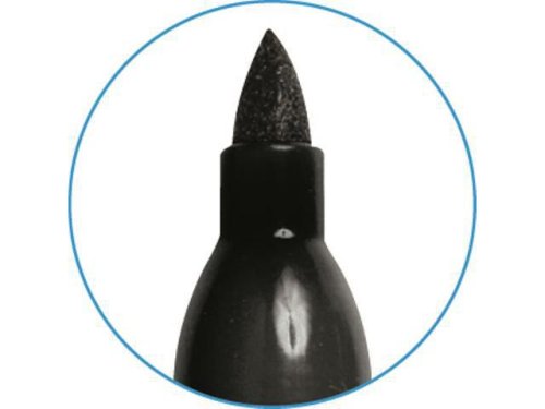 Mrkpenna SHARPIE Twin Tip svart 12/fp