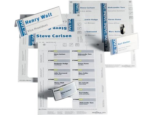 Etiketter DURABLE namnskylt 60x90 20/FP