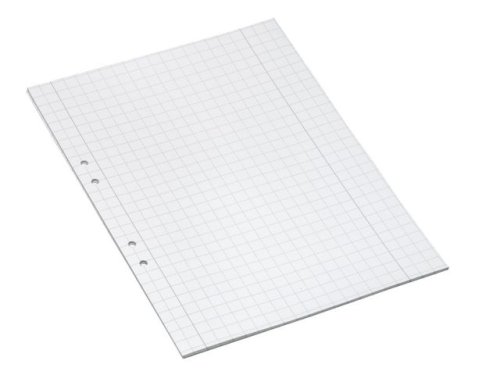 Lsblad A4 rutat 10x10mm hlat 500/fp