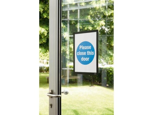 Magnetram DURAFRAME A4 svart 2st/fp