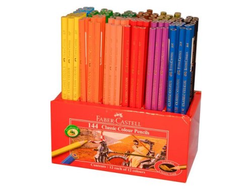 Frgpenna FABER-CASTELL 12 x 12 frger
