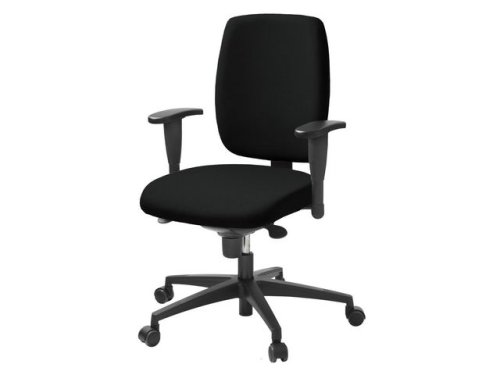 Kontorsstol LD6135 m armstöd svart