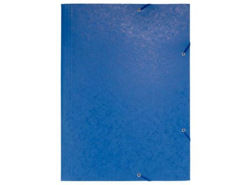 Gummibandsmapp 3-klaff A3 600g bl