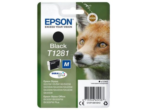 Blckpatron EPSON C13T128142 svart