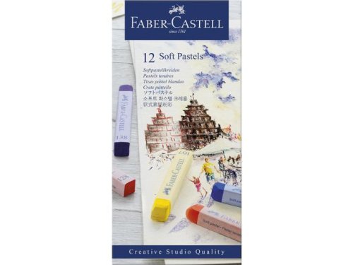 Studio Pastellkrita mjuk 12 frger
