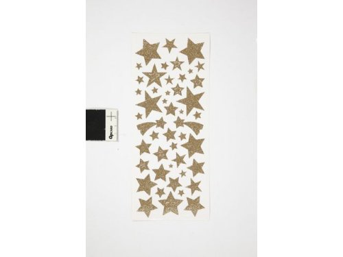 Glitterstickers guld stjrnor 110/fp