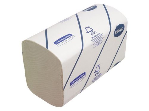 Handduk KLEENEX V-vikt 1860st/fp Vit, 6778